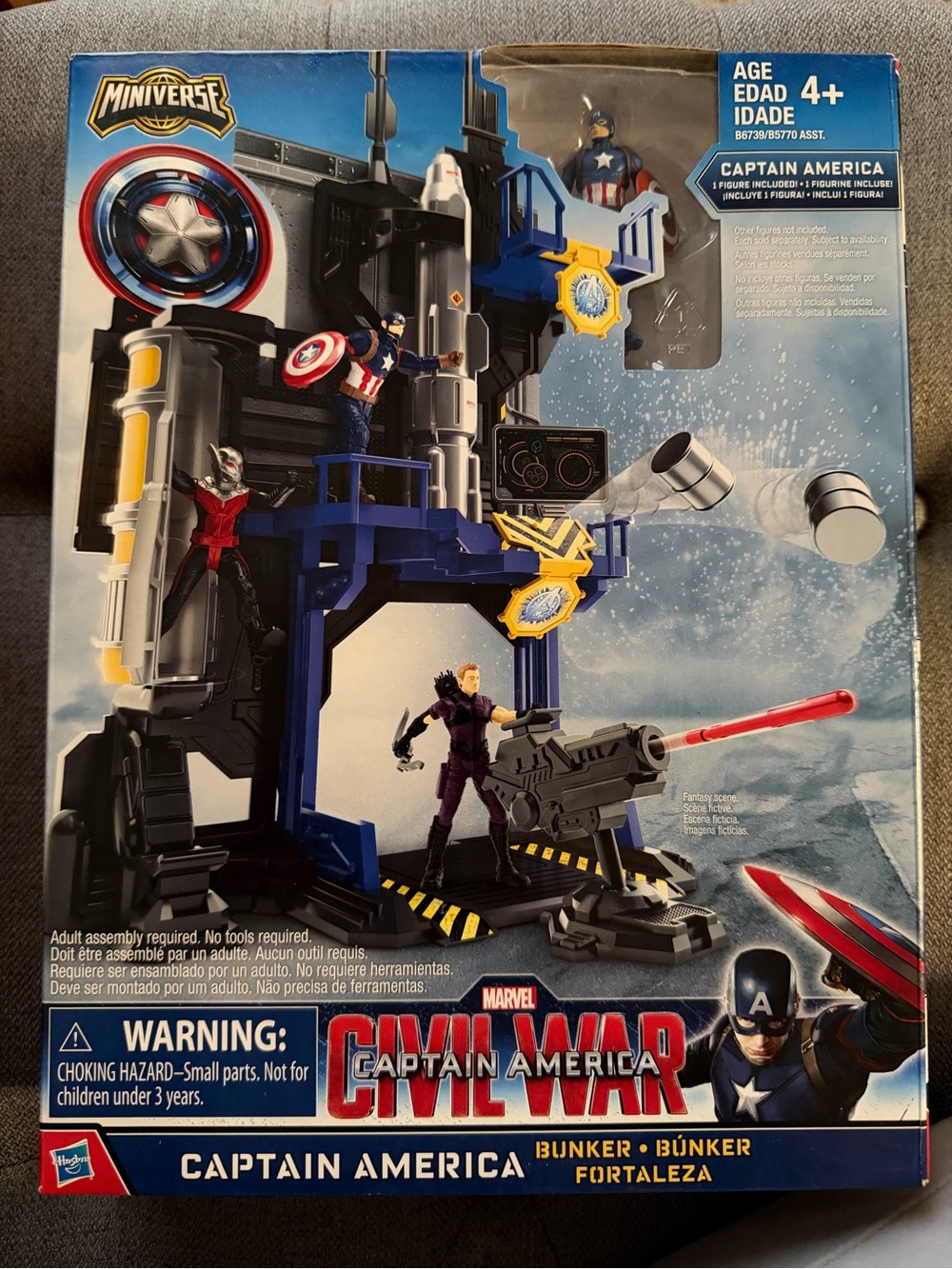 Captain America Civil War Bunker Playset